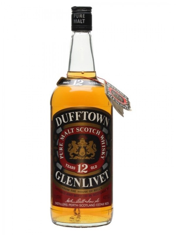 Dufftown Glenlivet 12 Year Old Bottled 1980's