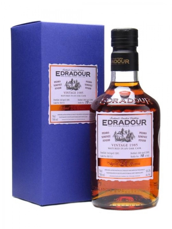 Edradour 1985 24 Year Old Pedro Ximinez Finish