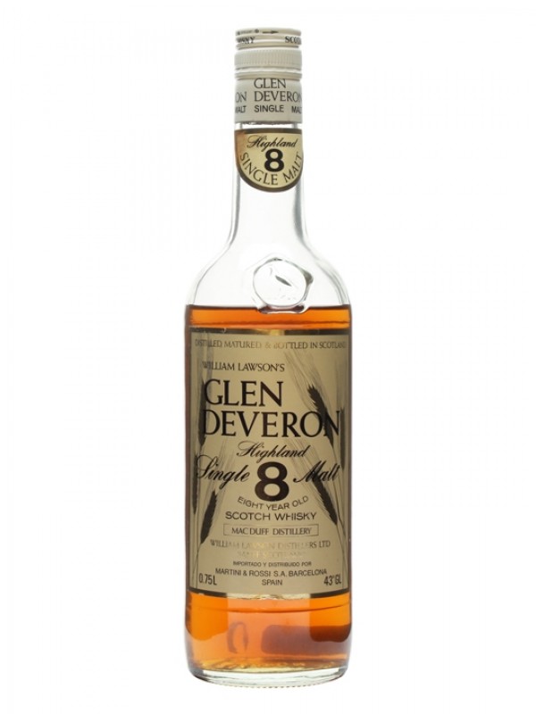 Glen Deveron 8 Year Old Bottled 1980's 75cl