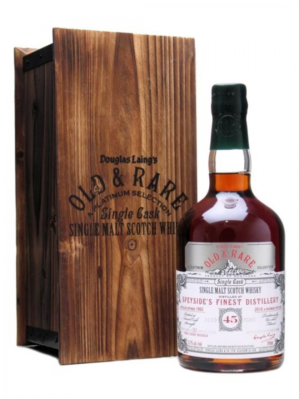 'Speyside's Finest' 1965 45 Year Old Sherry Cask Douglas Laing Platinum Selection