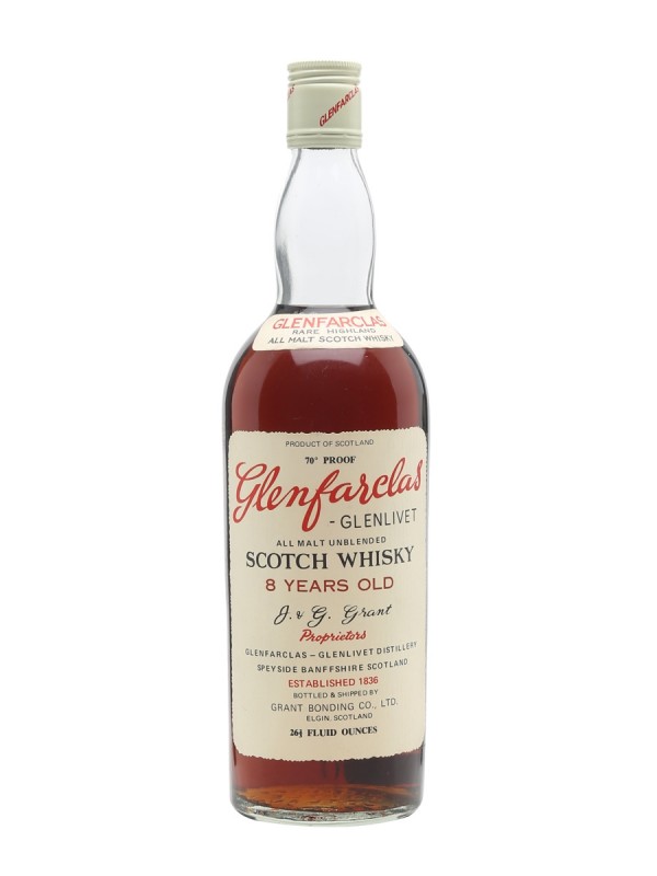 Glenfarclas Glenlivet 8 Year Old Bottled 1970's