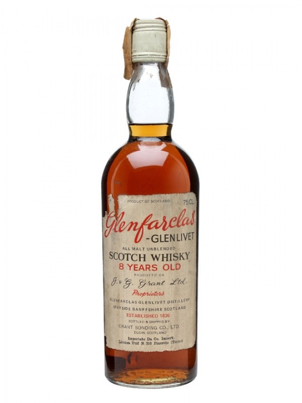Glenfarclas Glenlivet 8 Year Old Bottled 1970s 75cl