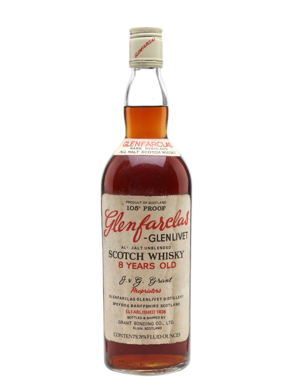 Glenfarclas Glenlivet 105 8 Year Old Bottled 1970s