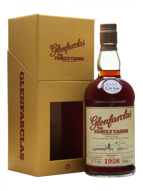 Glenfarclas 1958 Family Casks X Sherry Hogshead #2062 The Family Casks
