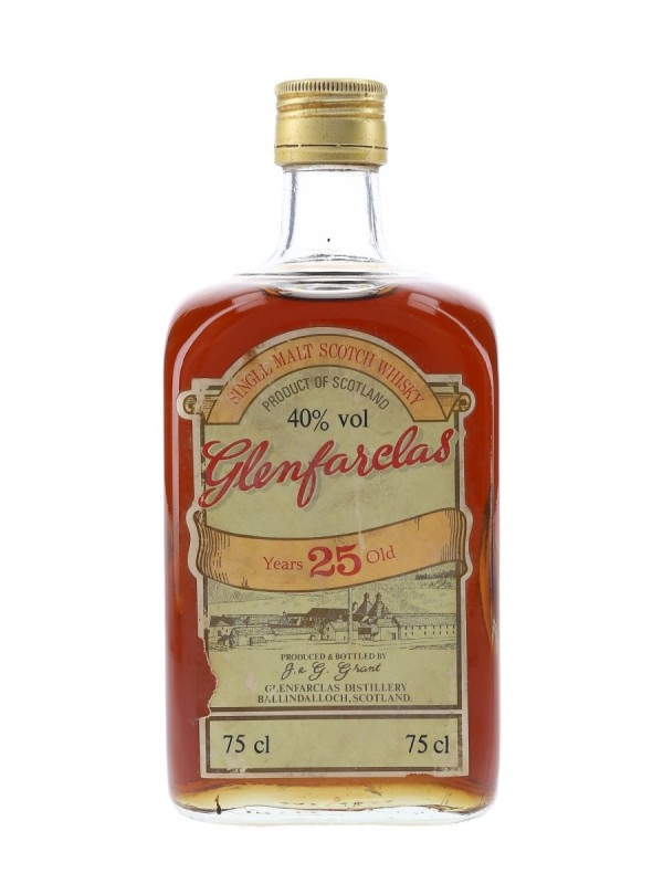 Glenfarclas 25 Year Old Bottled 1980s 75cl