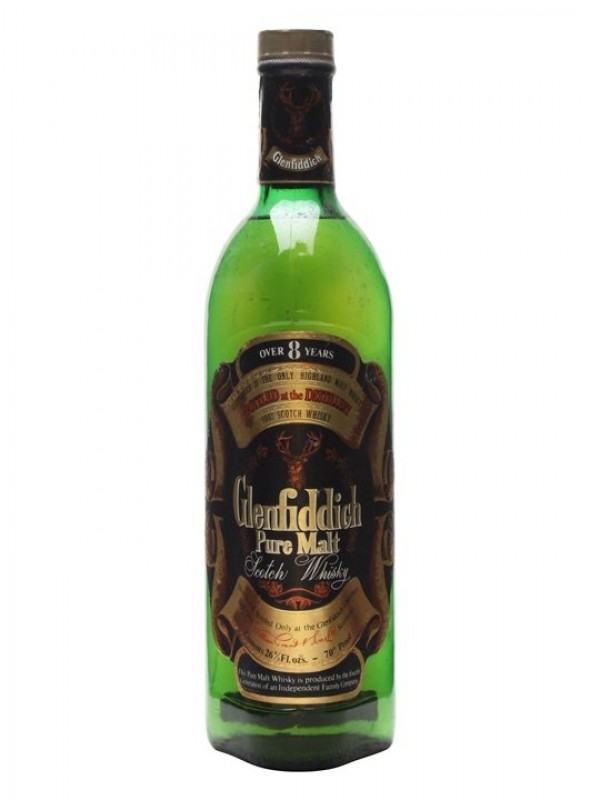 Glenfiddich 8 Year Old Bottled 1970's 75cl
