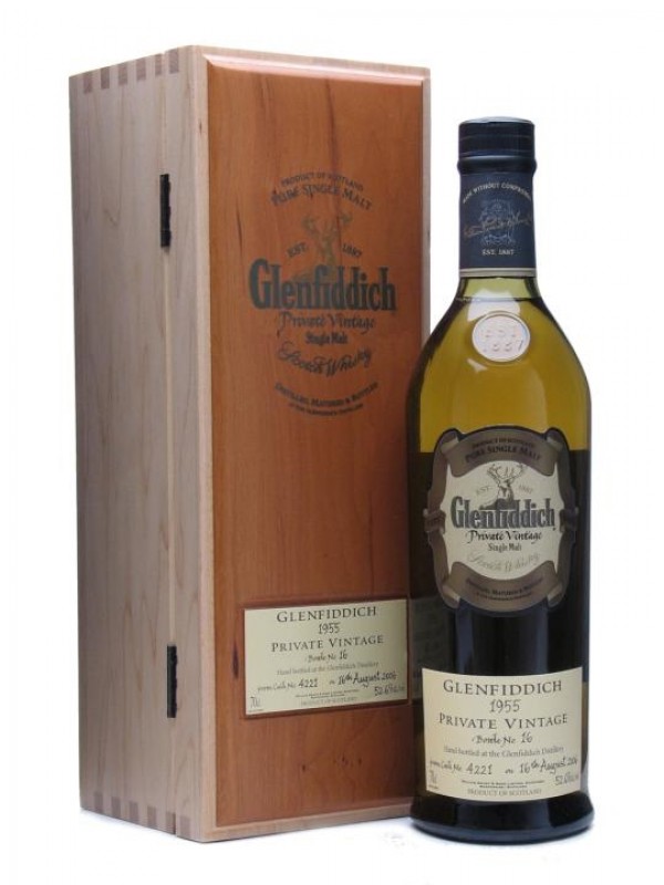 Glenfiddich 1955 Private Vintage 50 Year Old Cask #4221