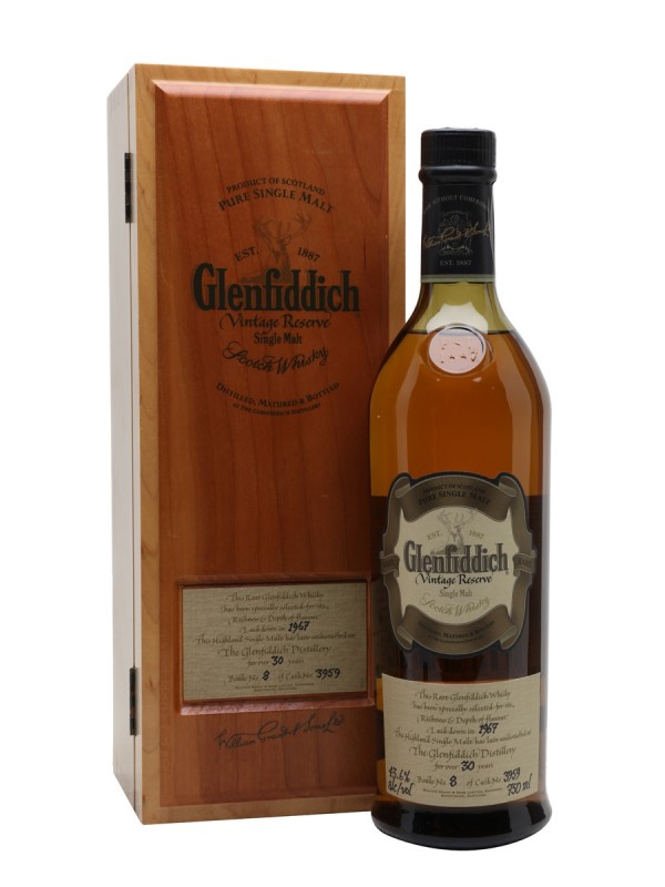 Glenfiddich 1967 Vintage Reserve 30 Year Old
