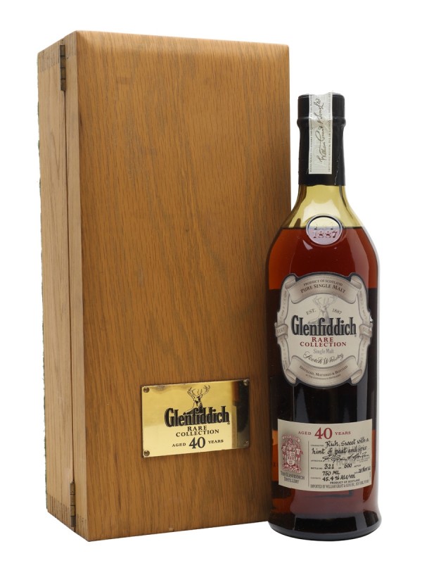 Glenfiddich 40 Year Old Rare Collection Bottled 2002