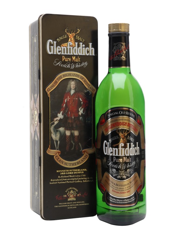 Glenfiddich Pure Malt / Special Old Reserve / Clan Montgomerie / Bottled 1990s