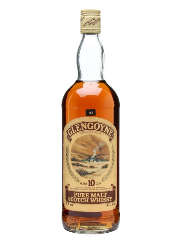Glengoyne 10 Year Old Cream Label Bottled 1980s
