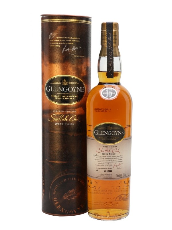 Glengoyne 15 Year Old Scottish Oak Wood Finish