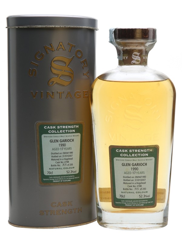 Glen Garioch 1990 17 Year Old Signatory Cask Strength Collection