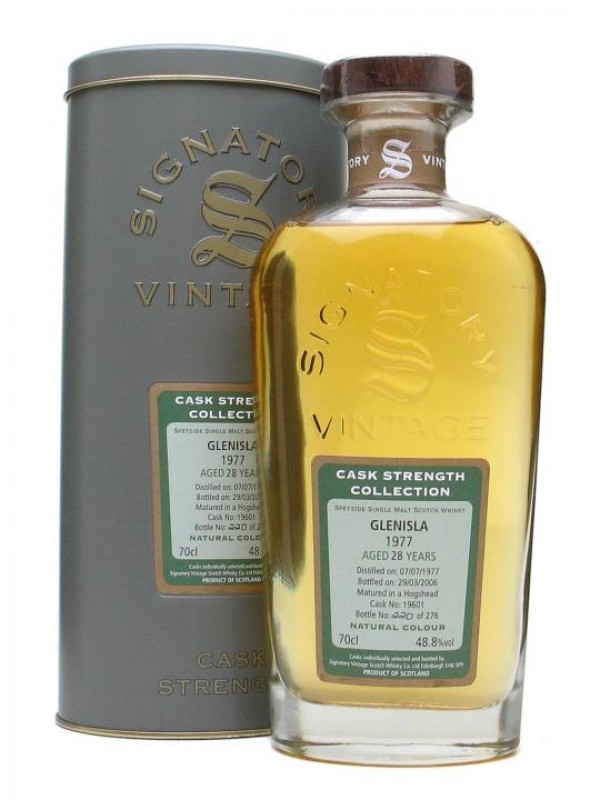 Glenisla 1977 28 Year Old Signatory