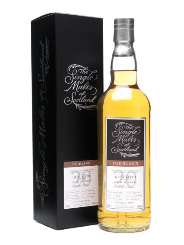 Glen Keith 1989 20 Year Old Single Malts of Scotland