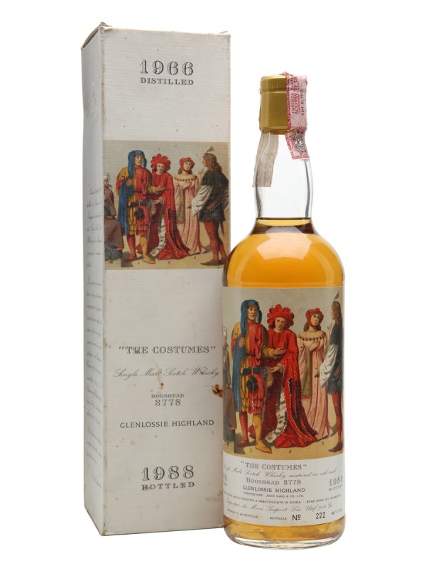 Glenlossie 1966 Bottled 1988 The Costumes Cask #3778 Moon Import