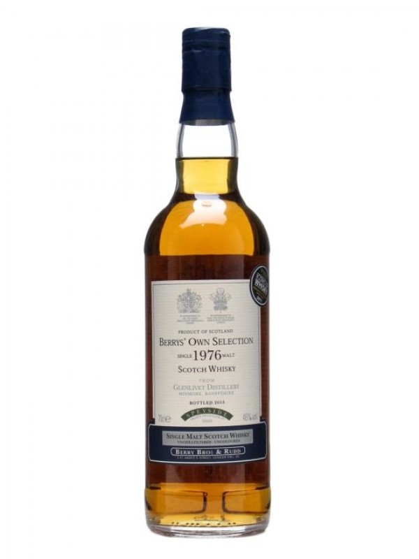 Glenlivet 1976 Bottled 2010 Cask #18081 Berry Bros & Rudd