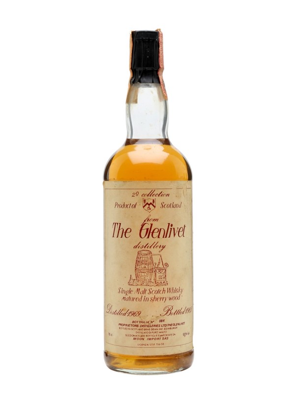 Glenlivet 1969 Sherry Bottled 1985 Moon Import