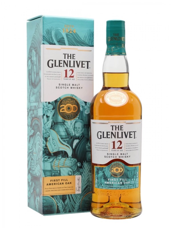 Glenlivet 12 Year Old First-fill American Oak / 200th Anniversary