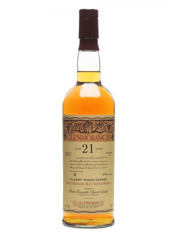 Glenmorangie 21 Year Old Claret Wood Finish