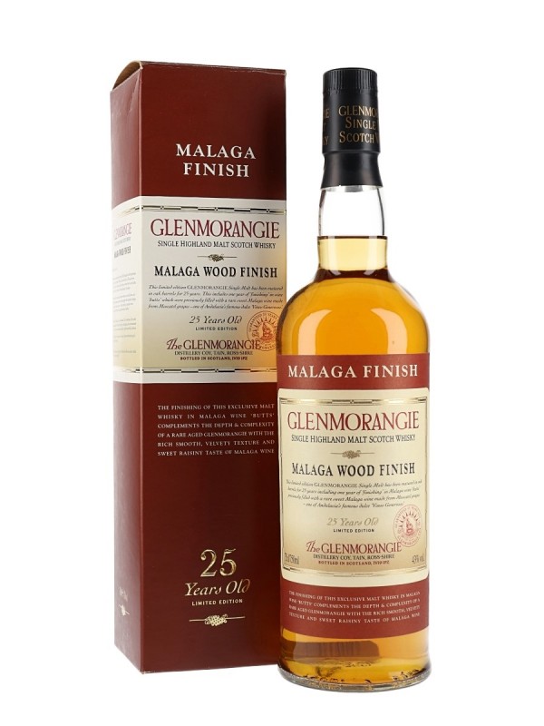 Glenmorangie 25 Year Old Malaga Wood 75cl