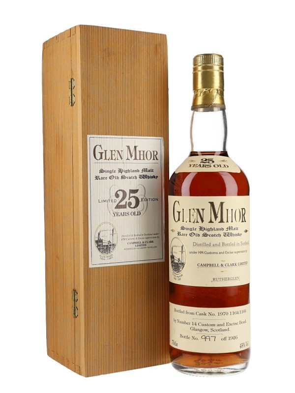 Glen Mhor 25 Year Old Independent Bottling