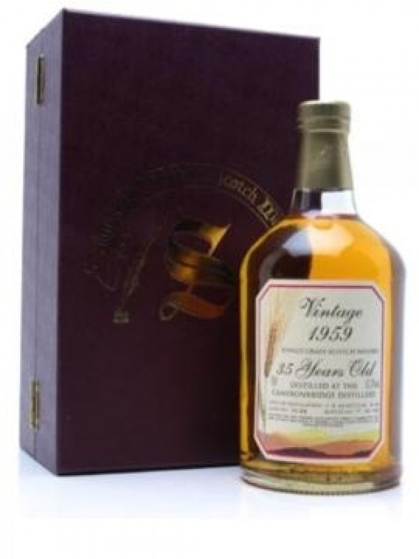 Cameronbridge 1959 35 Year Old Signatory