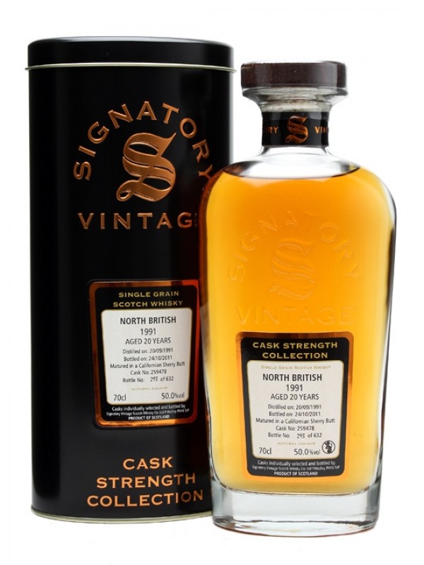 North British 1991 20 Year Old Californian Sherry Cask Signatory