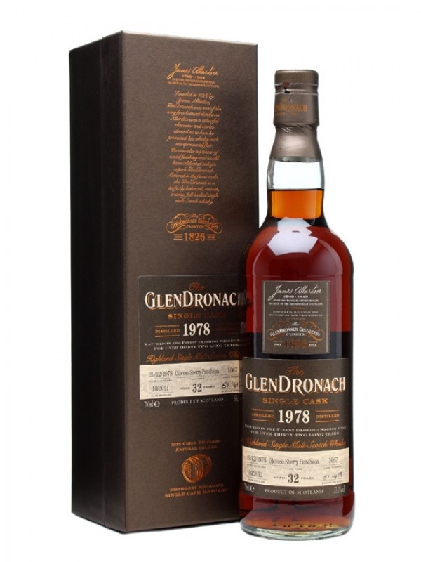 Glendronach 1978 32 Year Old Oloroso Puncheon #1067