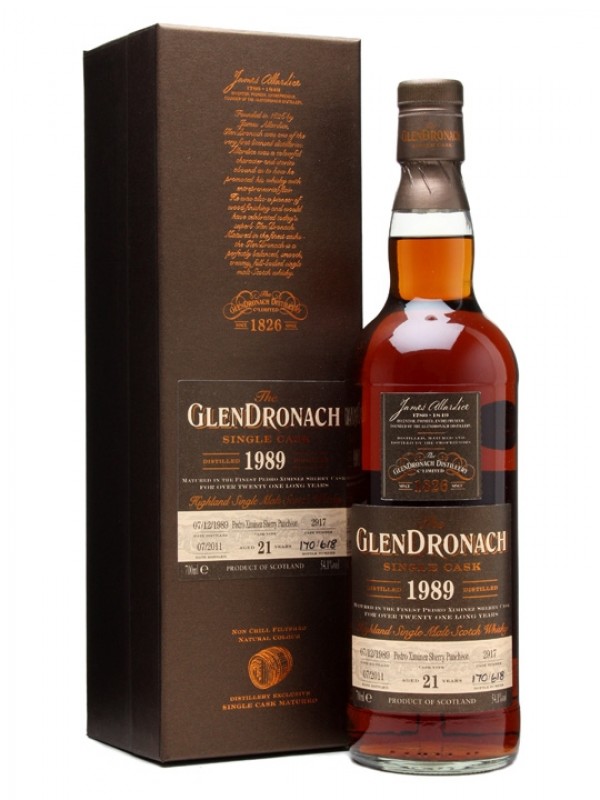 Glendronach 1989 21 Year Old PX Puncheon #2917
