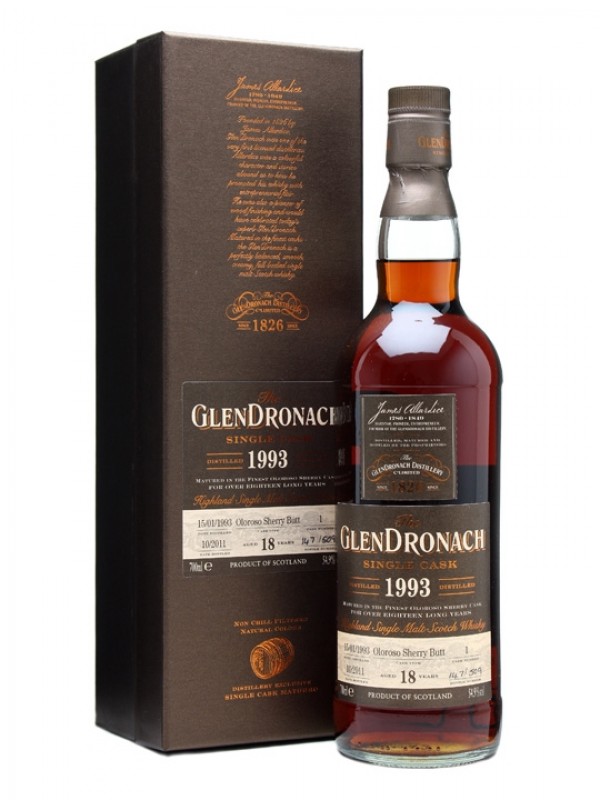 Glendronach 1993 18 Year Old Oloroso Sherry Butt #1