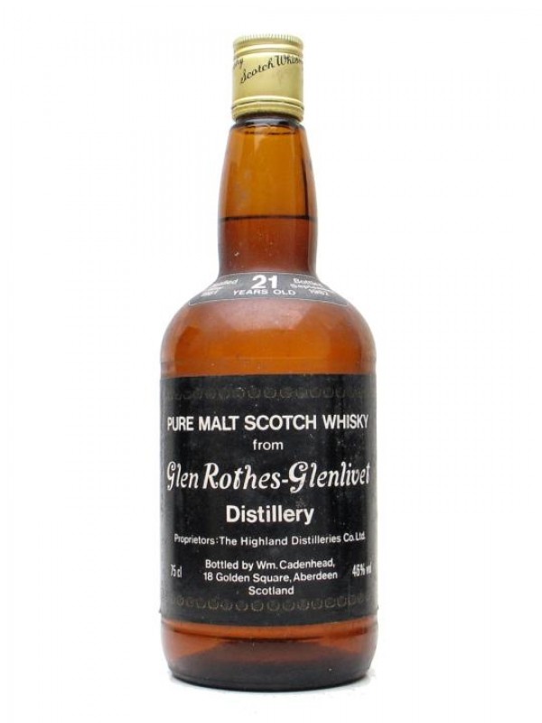 Glenrothes 1961 21 Year Old Cadenhead's