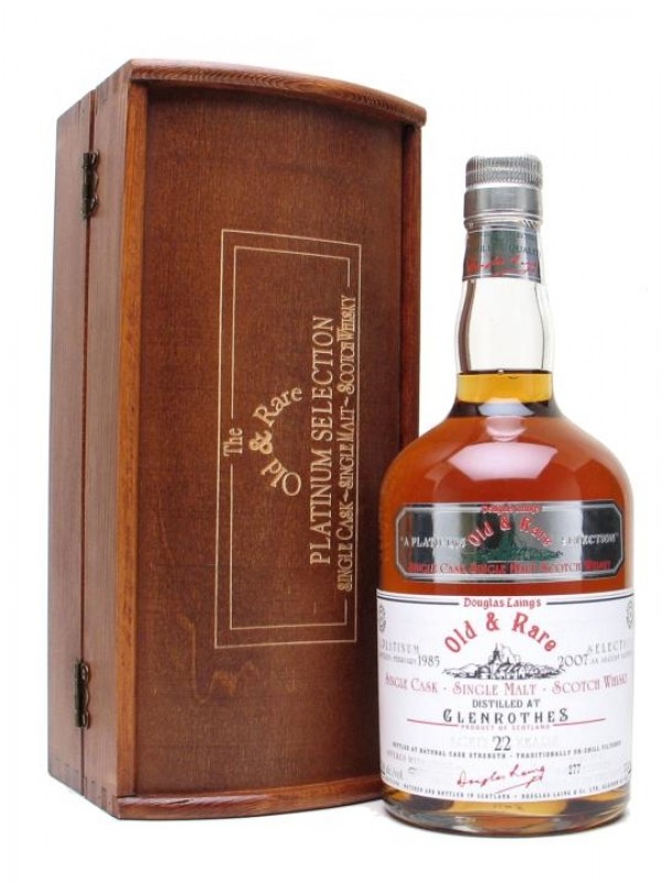 Glenrothes 1985 22 Year Old Douglas Laing Platinum Selection