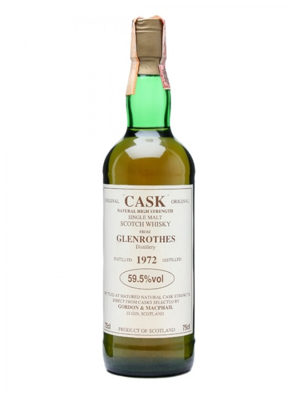 Glenrothes 1972 G M Cask Bottled 1980s Gordon & Macphail