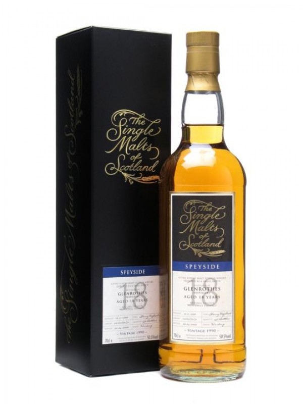 Glenrothes 1990 18 Year Old Sherry Cask Speciality Drinks  Bottled 2009