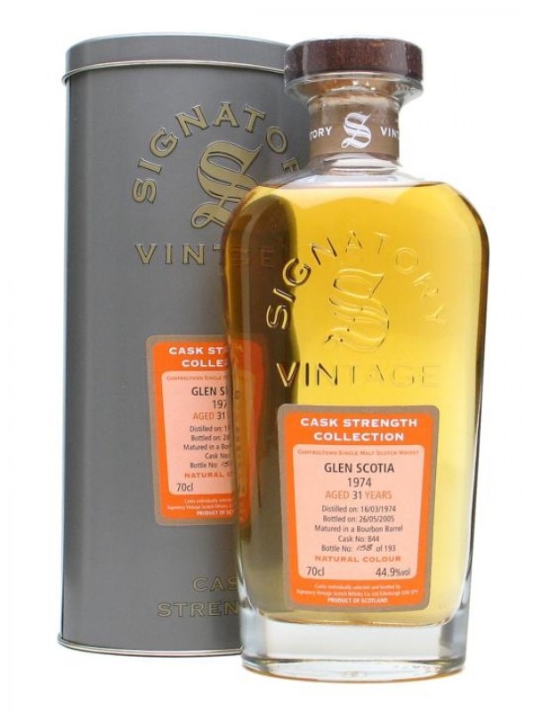 Glen Scotia 1974 31 Year Old Signatory Cask Strength Collection