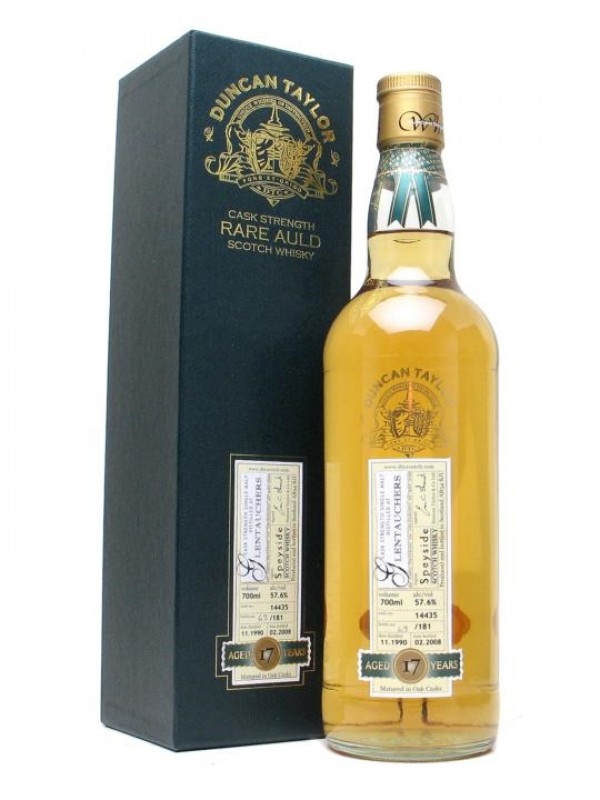 Glentauchers 1990 17 Year Old Duncan Taylor Rare Auld