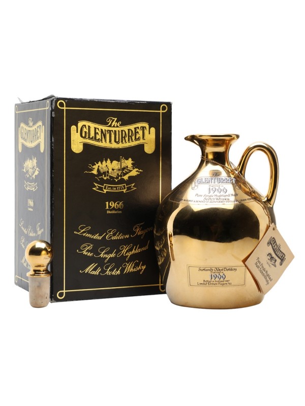 Glenturret 1966 Gold Plated Flagon