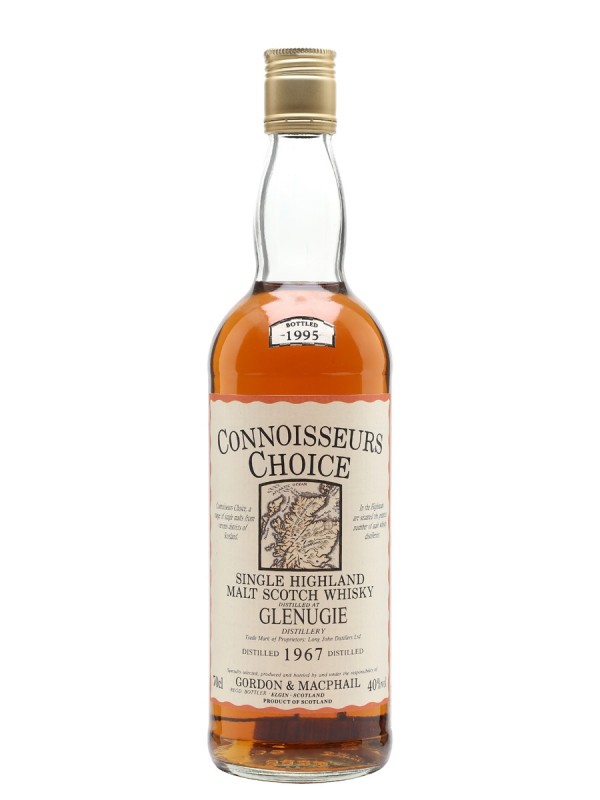 Glenugie 1967 Map Label Connoisseurs Choice Gordon & Macphail