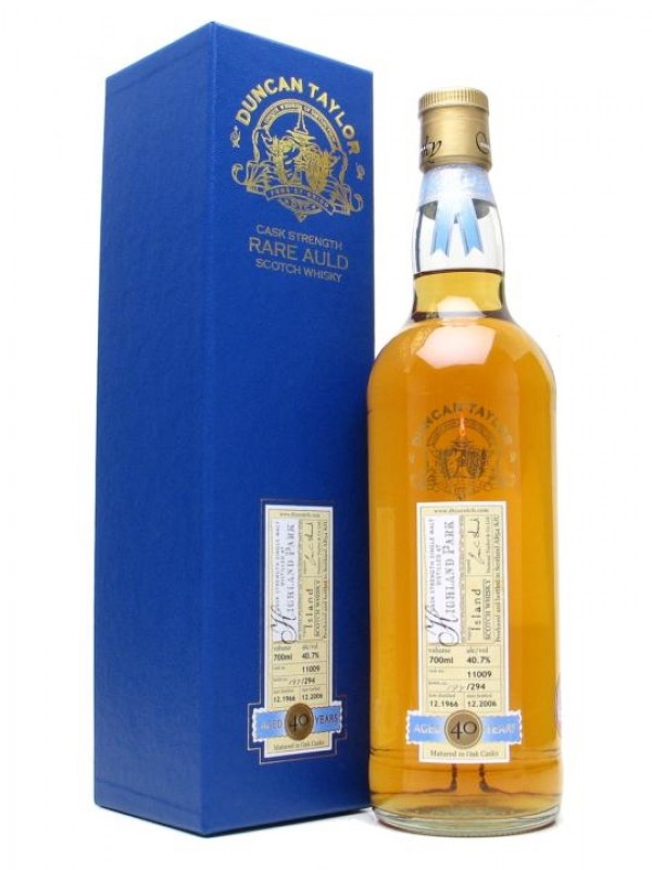 Highland Park 1966 40 Year Old Duncan Taylor Rare Auld
