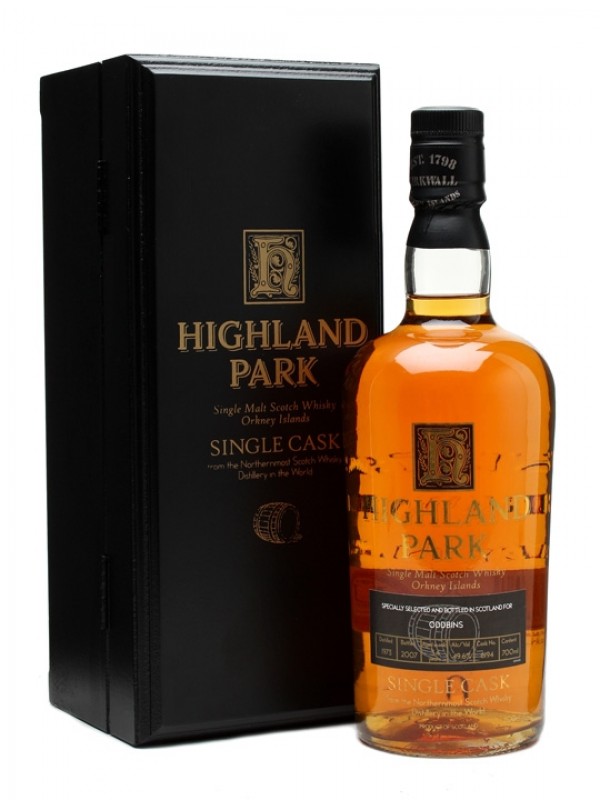 Highland Park 1973 34 Years Old Oddbins
