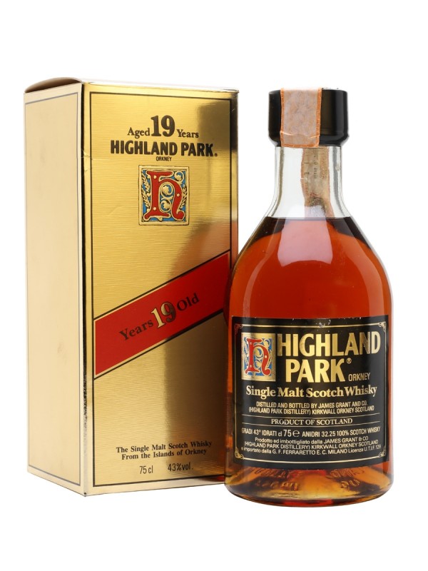 Highland Park 19 Year Old Black Label 1980's