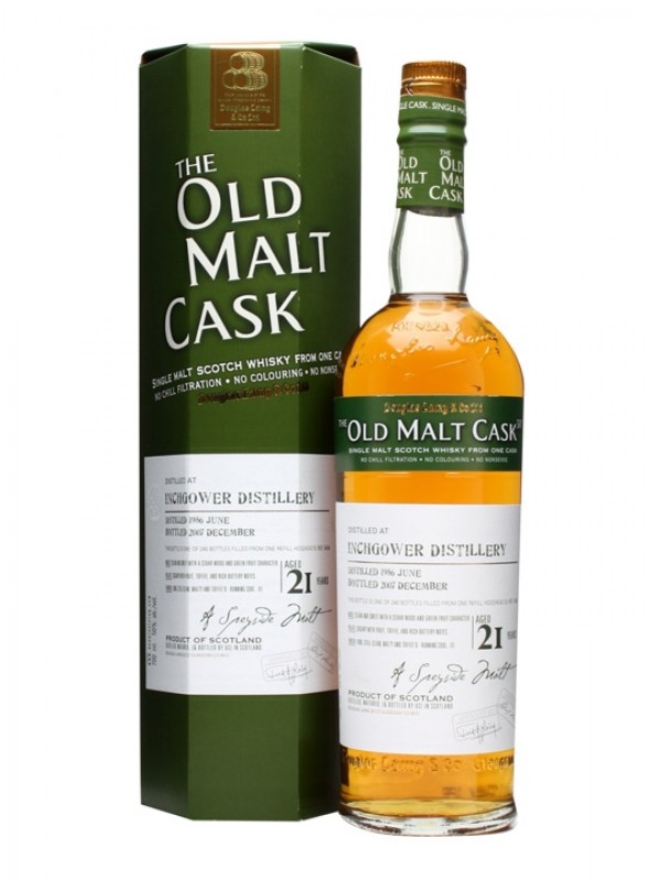 Inchgower 1986 21 Year Old Old Malt Cask #3434 Douglas Laing