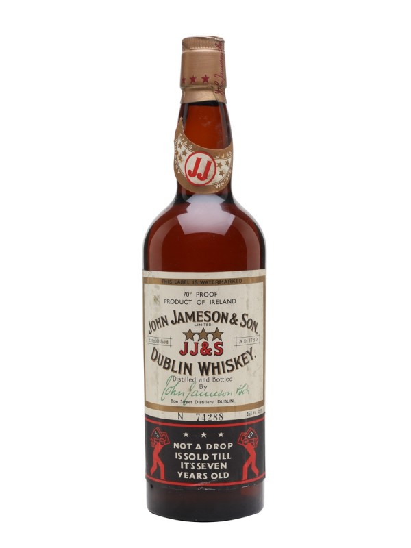 Jameson 7 Year Old Bottled 1960's