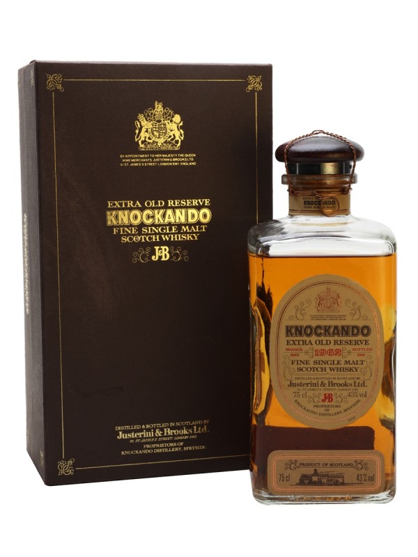 Knockando 1962 Extra Old Reserve Bottled 1983