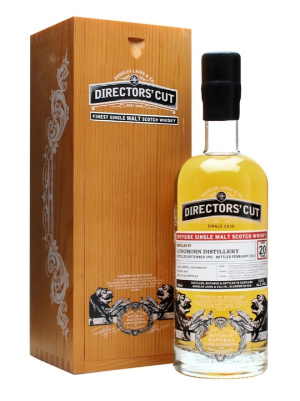 Longmorn 1992 20 Year Old Directors' Cut Cask #9528 Douglas Laing