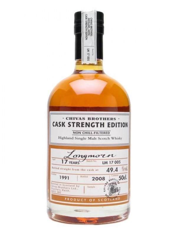 Longmorn 1991 17 Year Old Cask Strength