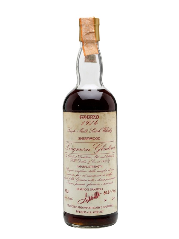 Longmorn Glenlivet 1974 Bottled 1985 Sherry Cask Samaroli