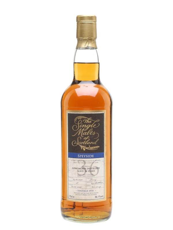 Longmorn 1970 36 Year Old Sherry Cask Single Malts of Scotland