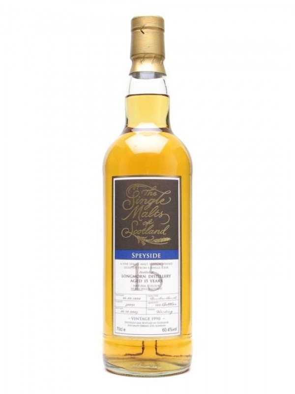 Longmorn 1990 15 Year Old Bourbon Barrel Single Malts of Scotland